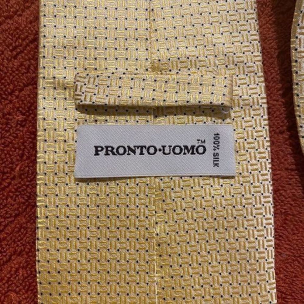 Pronto-Uomo 100% Silk Tie - Picture 2 of 3
